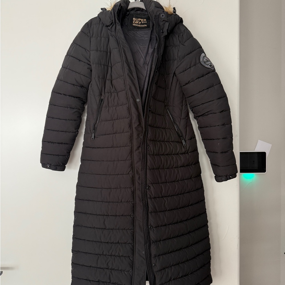 Superdry Women's Charcoal Puffer Jacket